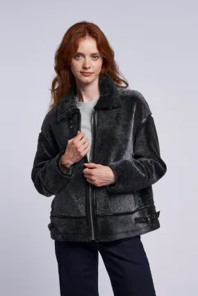 473 Genuine shearling jacket