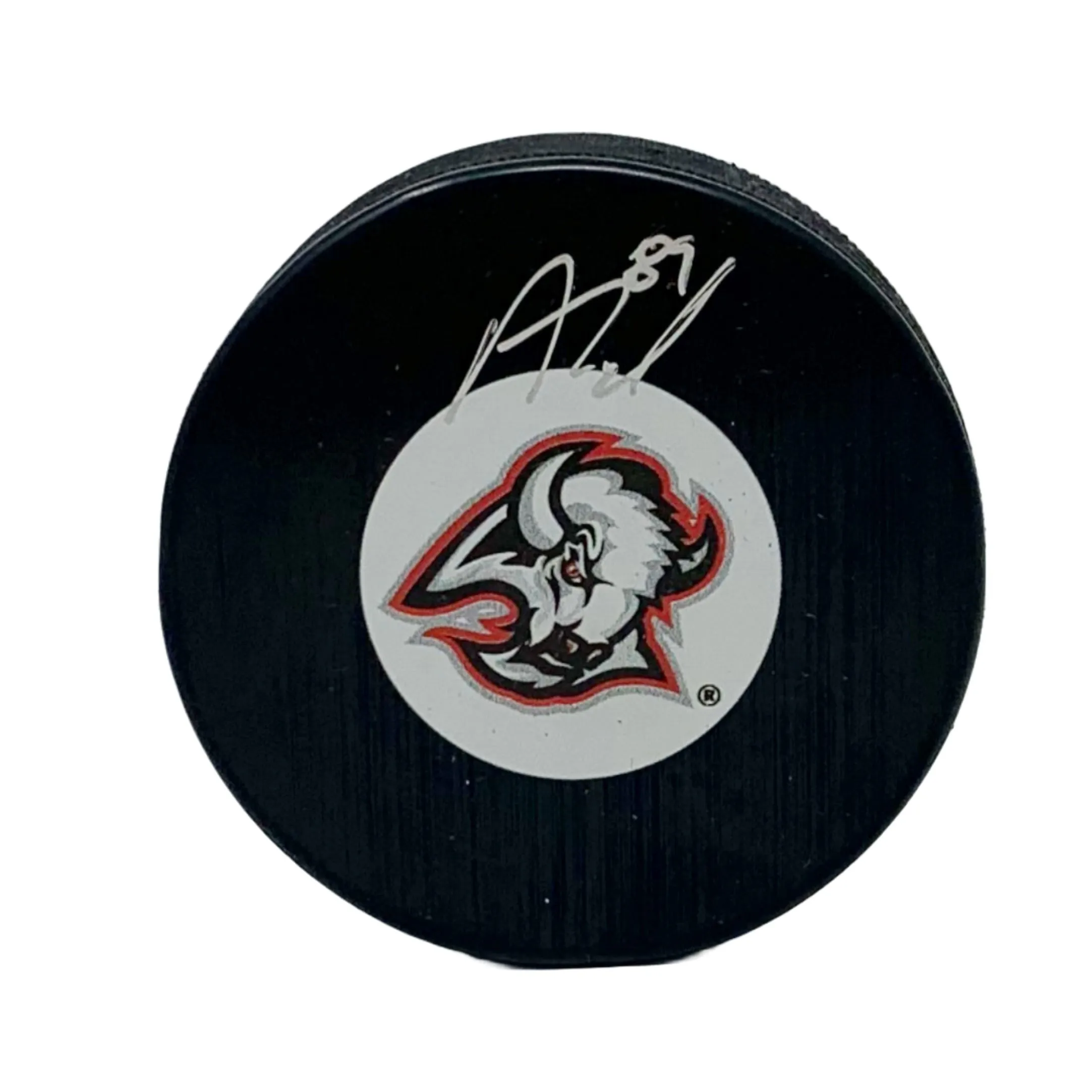 Alex Tuch Signed Buffalo Sabres Goathead Autograph Puck