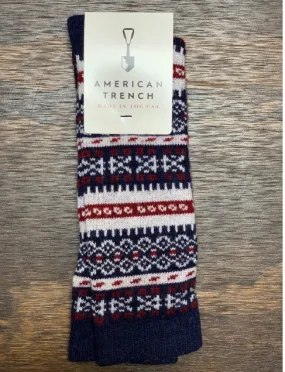 American Trench | Women's Fair Isle | Navy