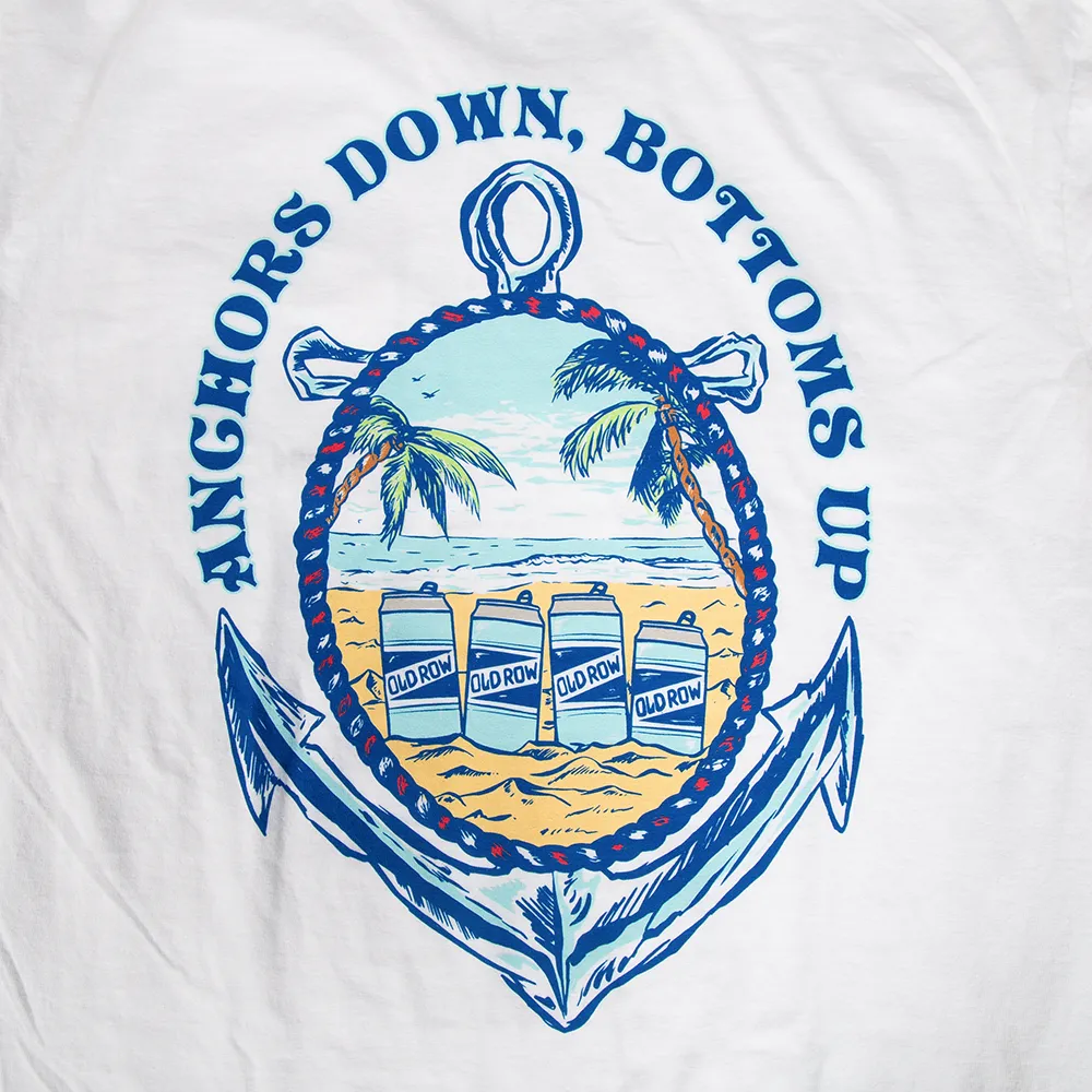 Anchors Down Bottoms Up Pocket Tee