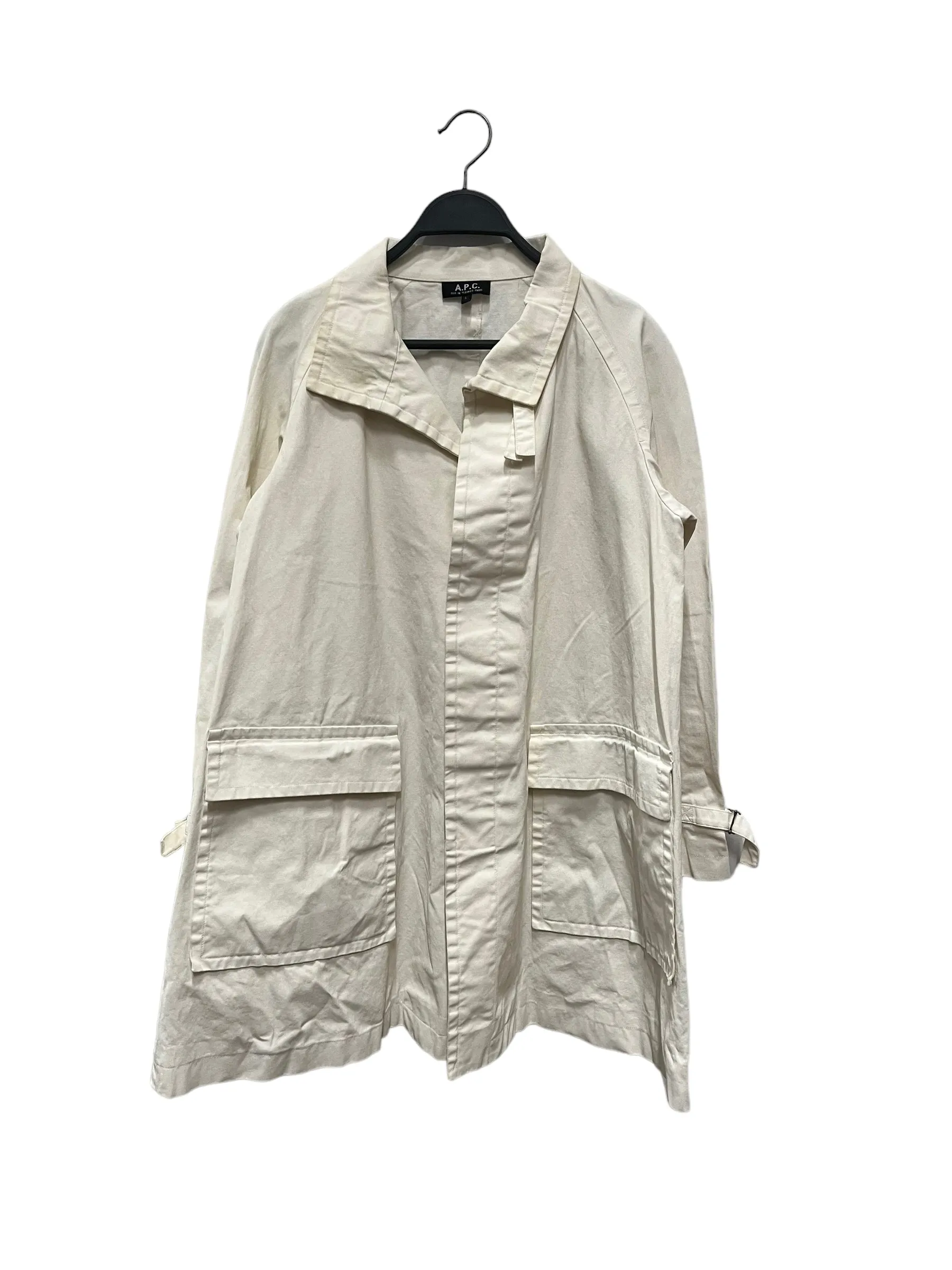 A.P.C./Coat/L/Cotton/WHT/