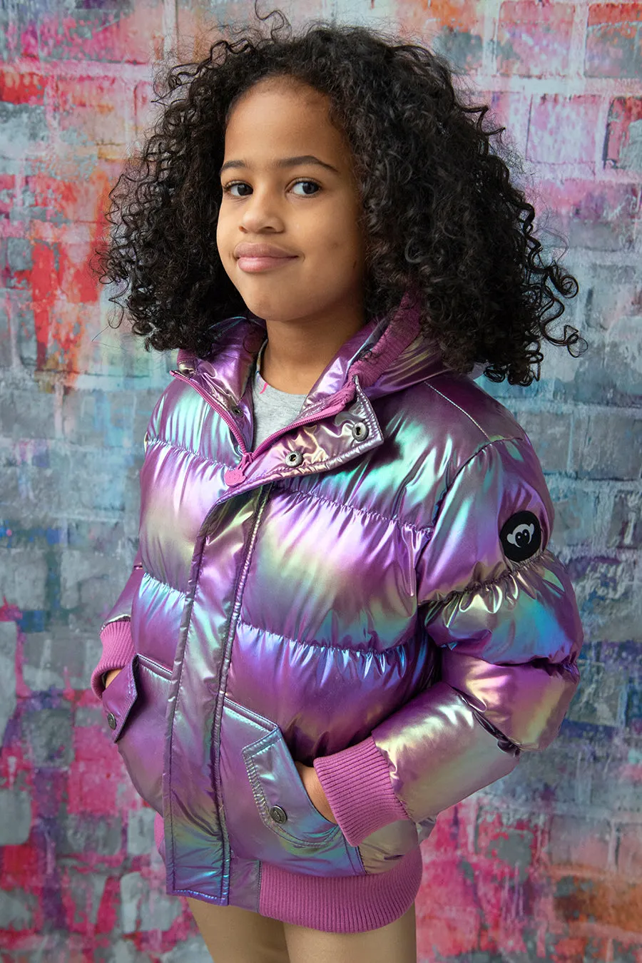 Appaman Puffy Kids Coat - Code Pink