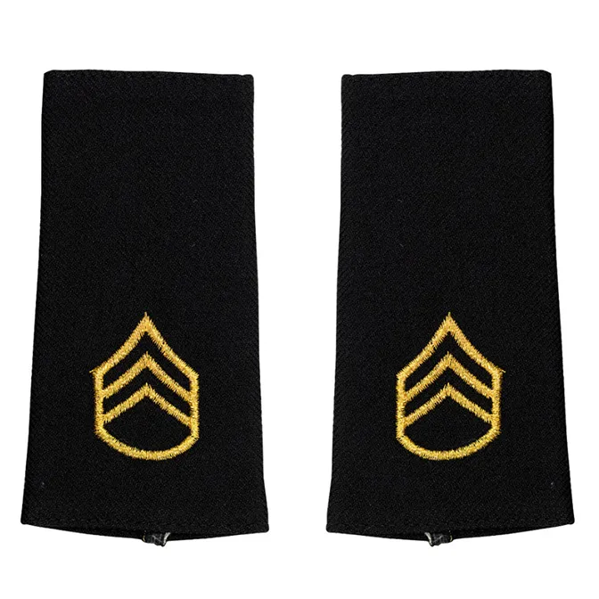 Army Service Uniform Rank Shoulder Marks - Pair - Large