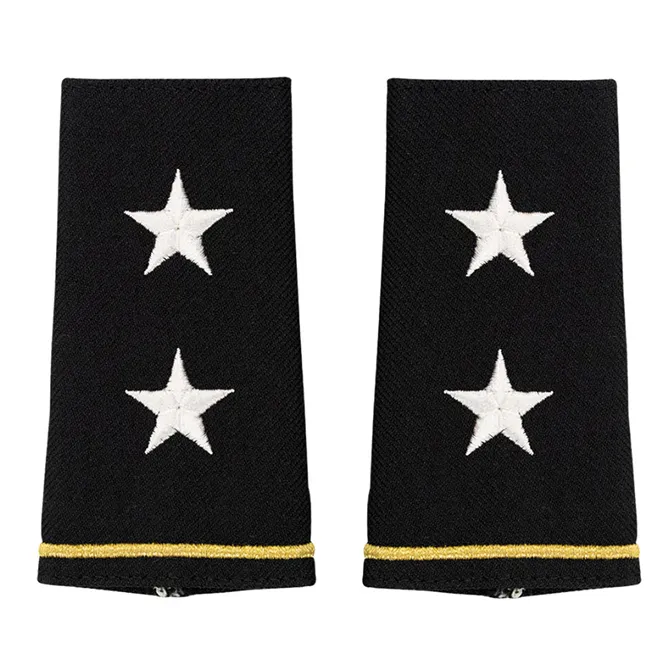 Army Service Uniform Rank Shoulder Marks - Pair - Large