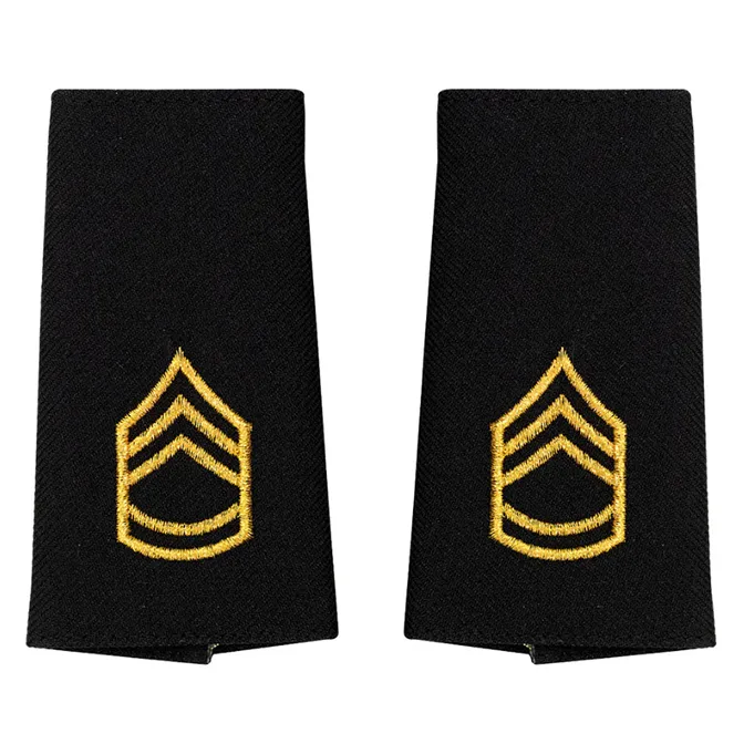 Army Service Uniform Rank Shoulder Marks - Pair - Large