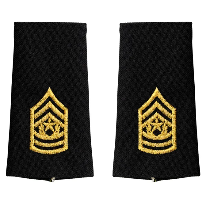 Army Service Uniform Rank Shoulder Marks - Pair - Large