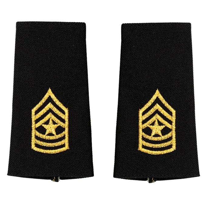 Army Service Uniform Rank Shoulder Marks - Pair - Large