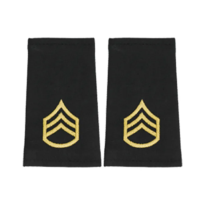 Army Service Uniform Rank Shoulder Marks - Pair - Small