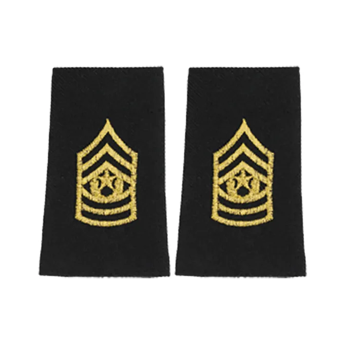 Army Service Uniform Rank Shoulder Marks - Pair - Small