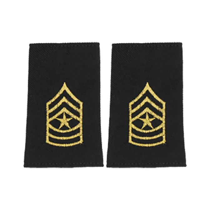 Army Service Uniform Rank Shoulder Marks - Pair - Small