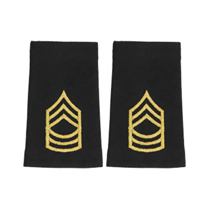 Army Service Uniform Rank Shoulder Marks - Pair - Small