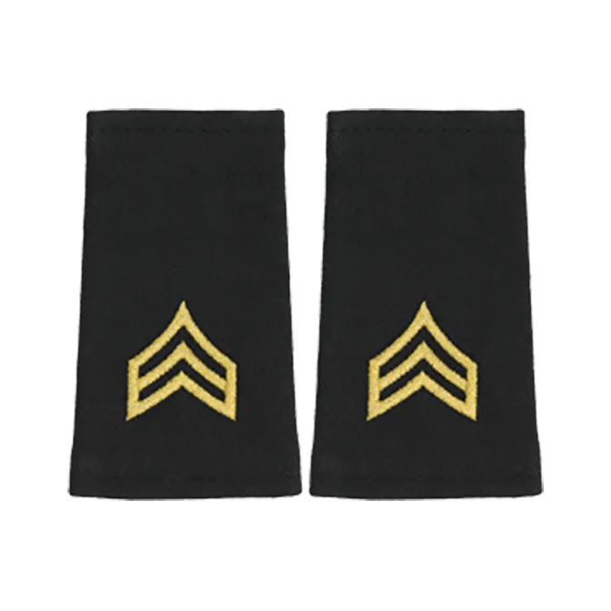 Army Service Uniform Rank Shoulder Marks - Pair - Small