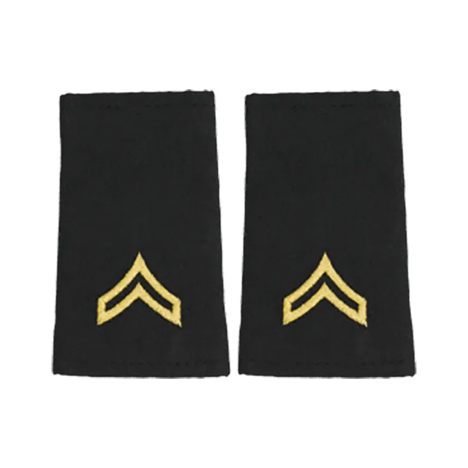 Army Service Uniform Rank Shoulder Marks - Pair - Small