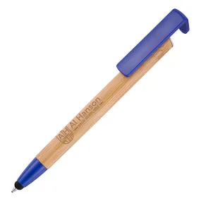 Autograph Bamboo Phone Up Ballpen - Engraved