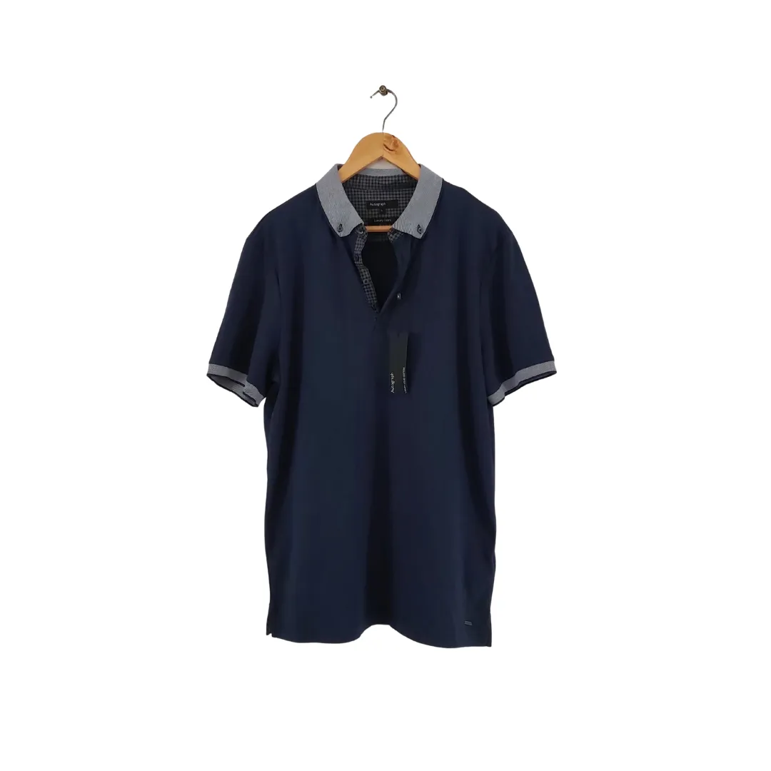 Autograph Navy Men's Polo Shirt | Brand New |