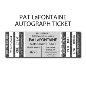 AUTOGRAPH TICKET: Get Your Premium Item Signed in Person by Pat LaFontaine