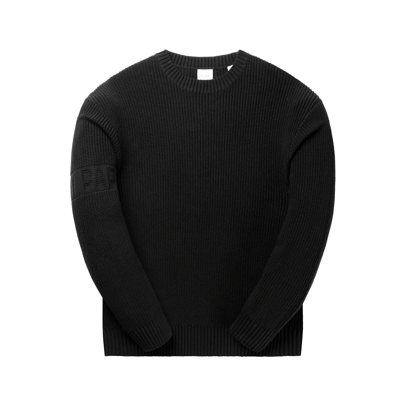 Black Band Knit Sweater