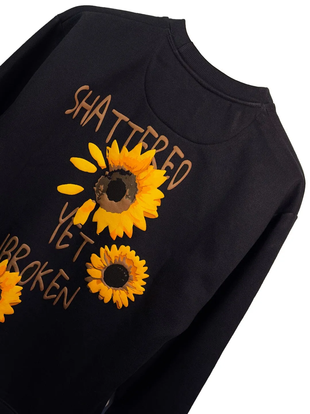 Black Sunflower Oversized Sweatshirt