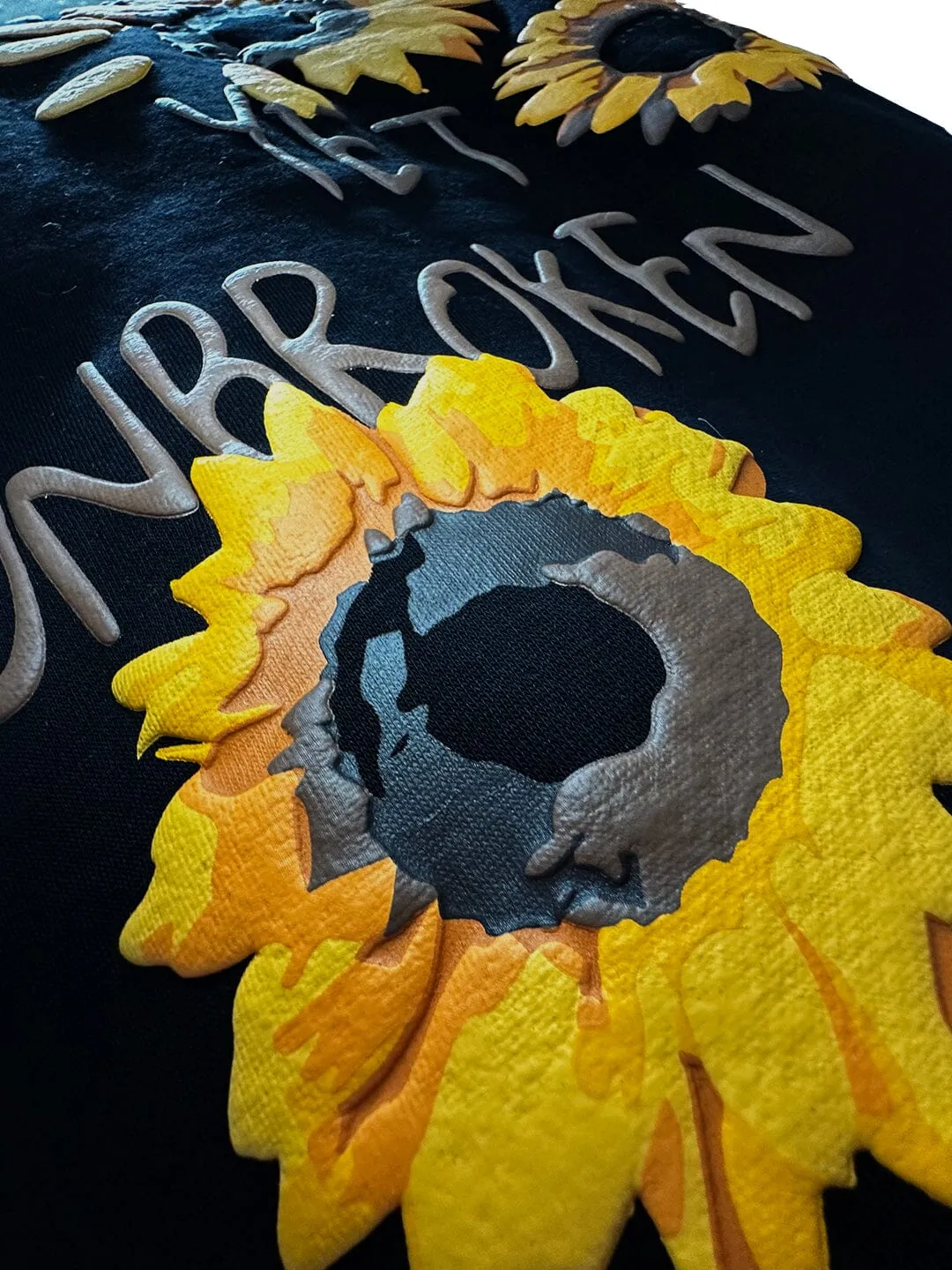 Black Sunflower Oversized Sweatshirt