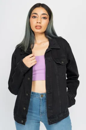 Black Trucker Jacket