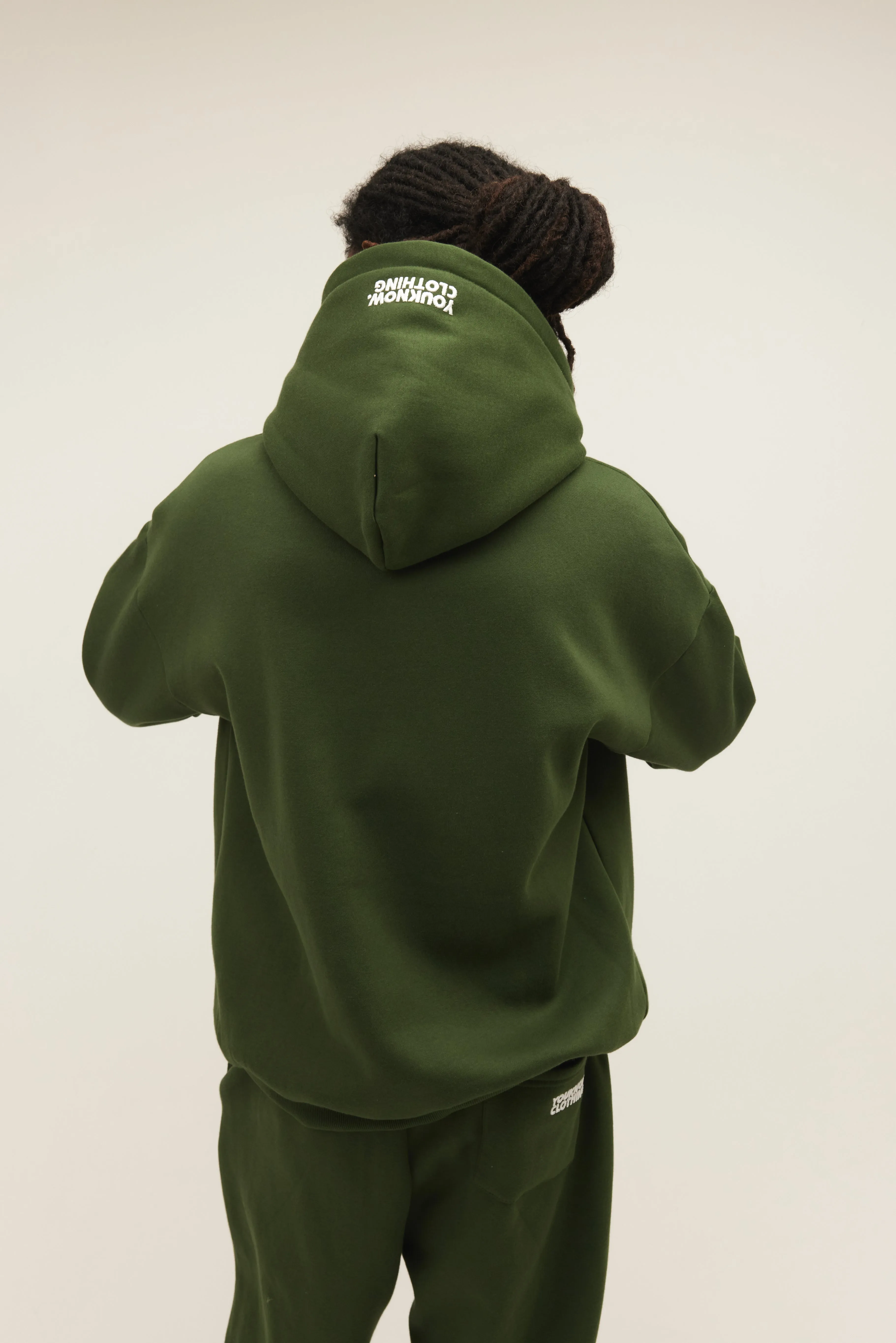 BLOCK HOODIE | GREEN