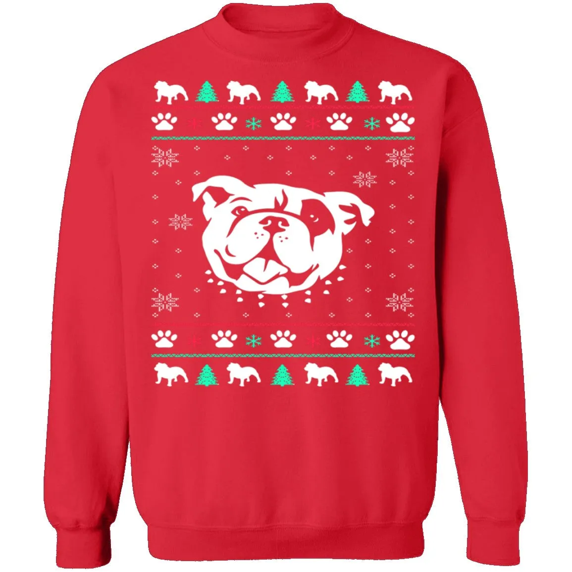 Bulldog Ugly Christmas Sweater