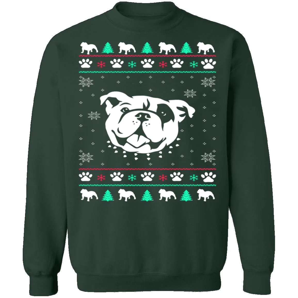 Bulldog Ugly Christmas Sweater