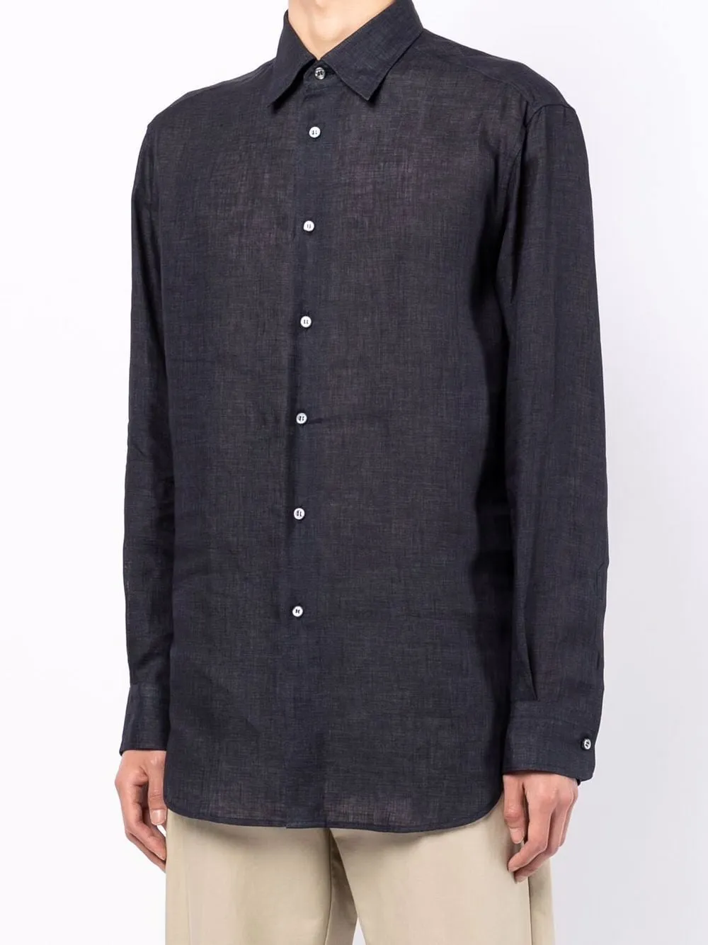 Button-Down Fitted Shirt