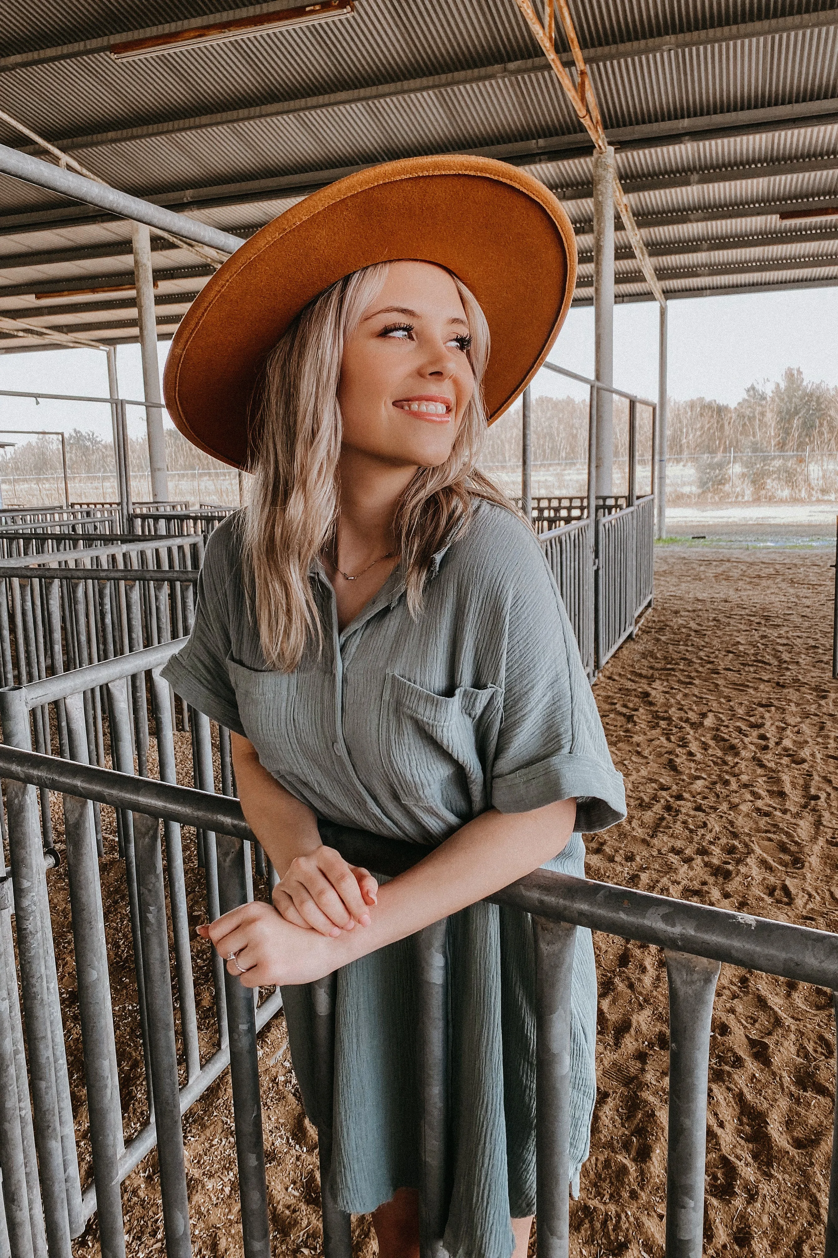 Cactus Blossom Button Down Dress