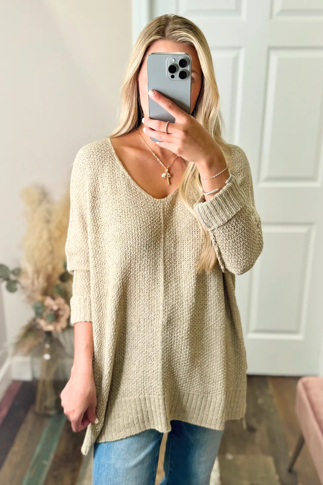 Callie Crew Knit Sweater