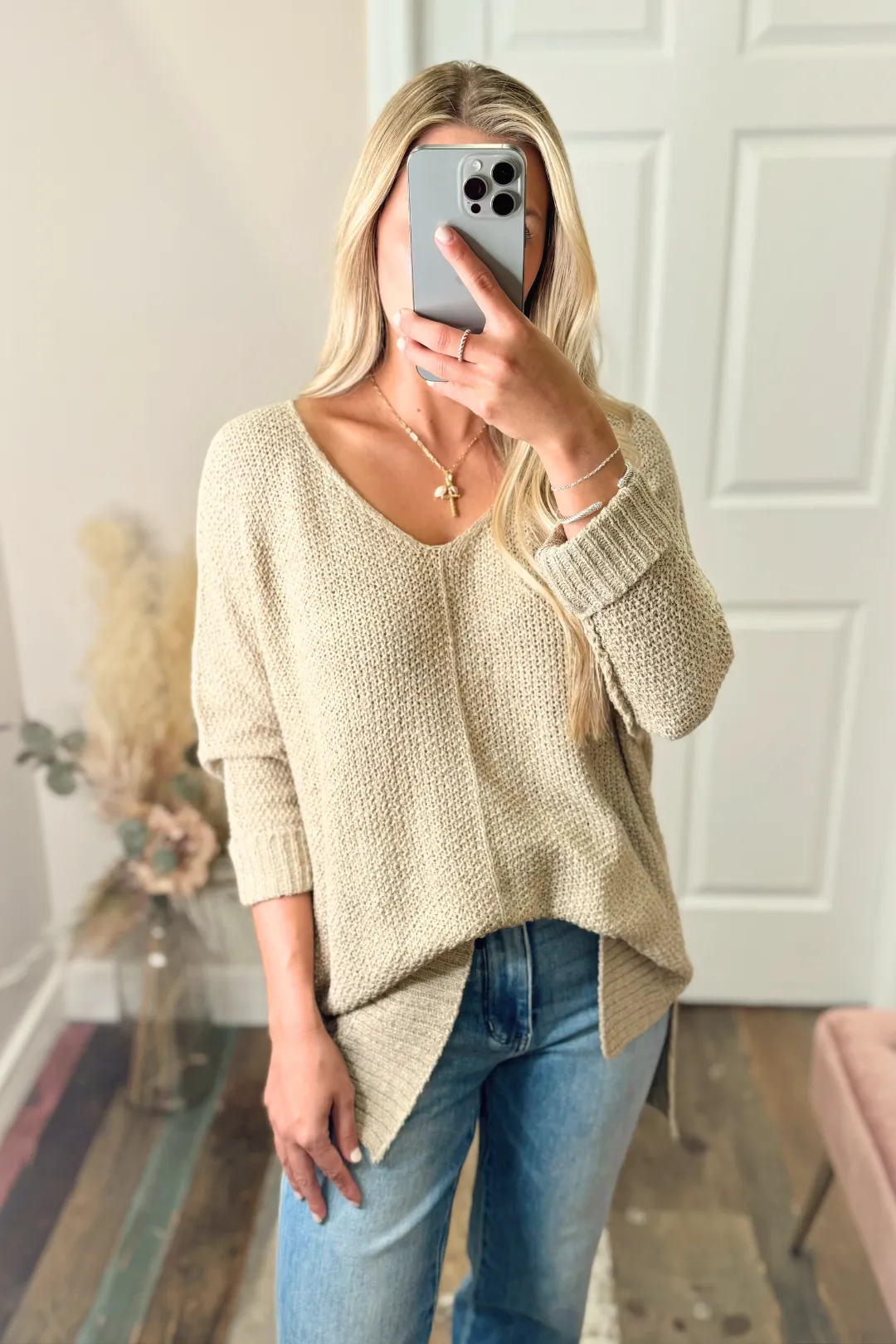 Callie Crew Knit Sweater