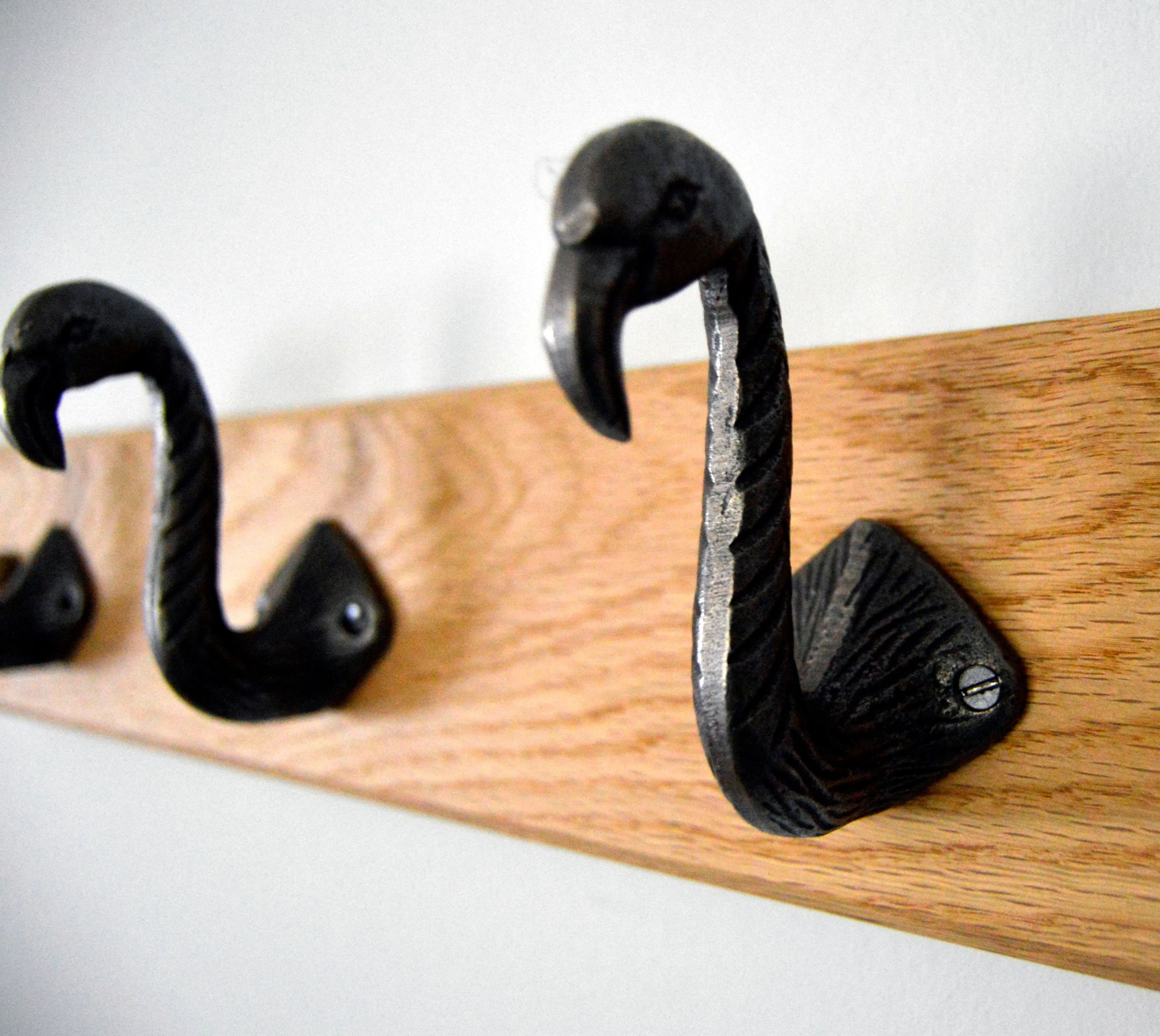 Cast Iron Flamingo Coat Hooks