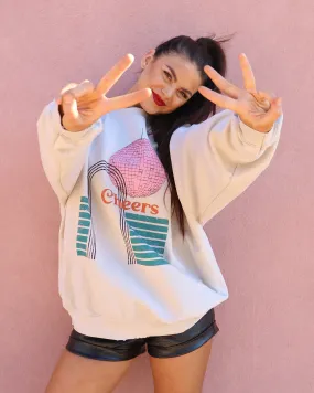 Cheers Sand Thrifted Sweatshirt