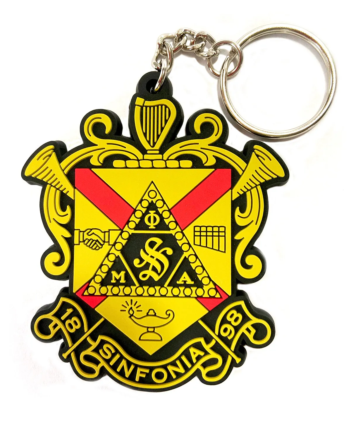 Coat of Arms 1.5-Inch PVC Keychain