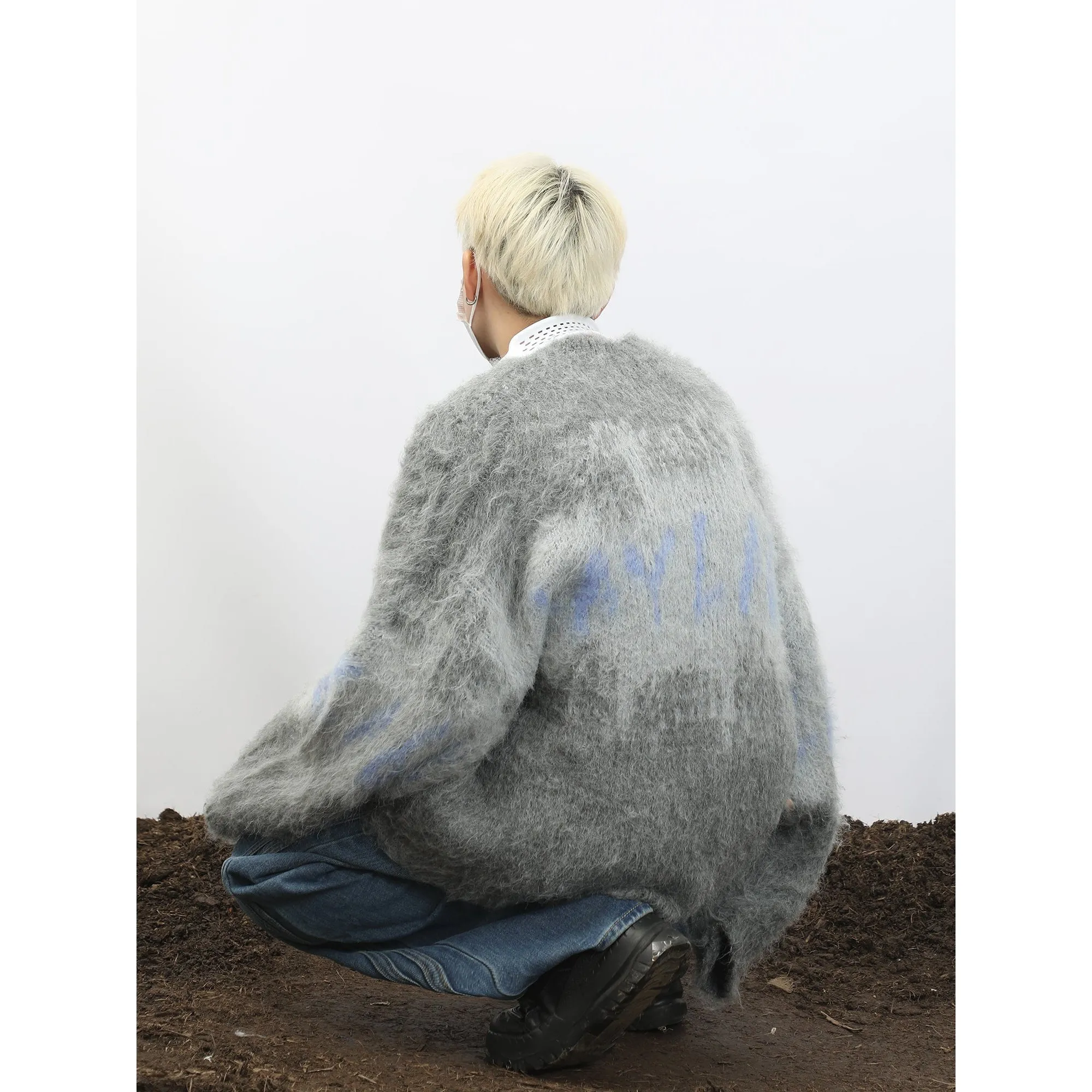 Colorblock Mohair Sweater