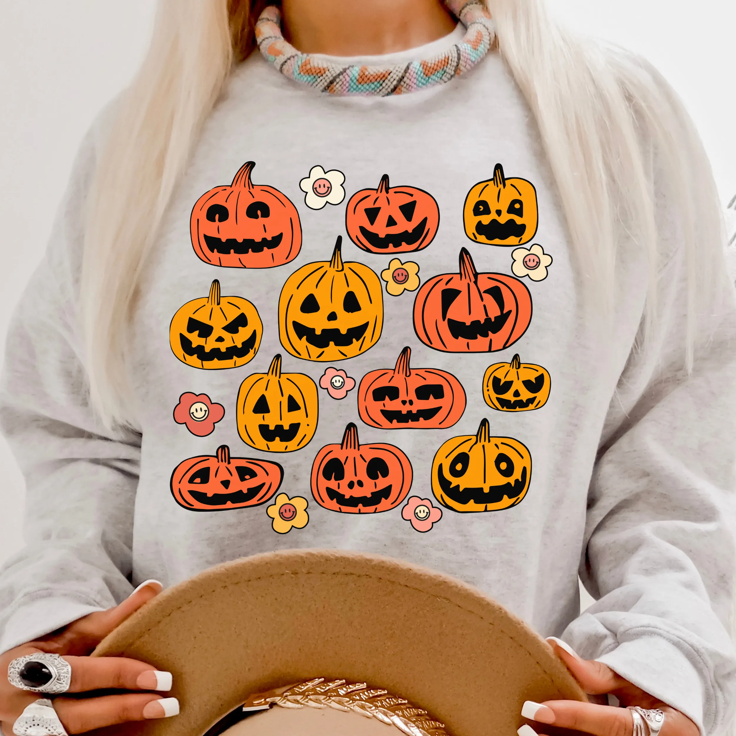 Colorful Pumpkins Sweatshirt