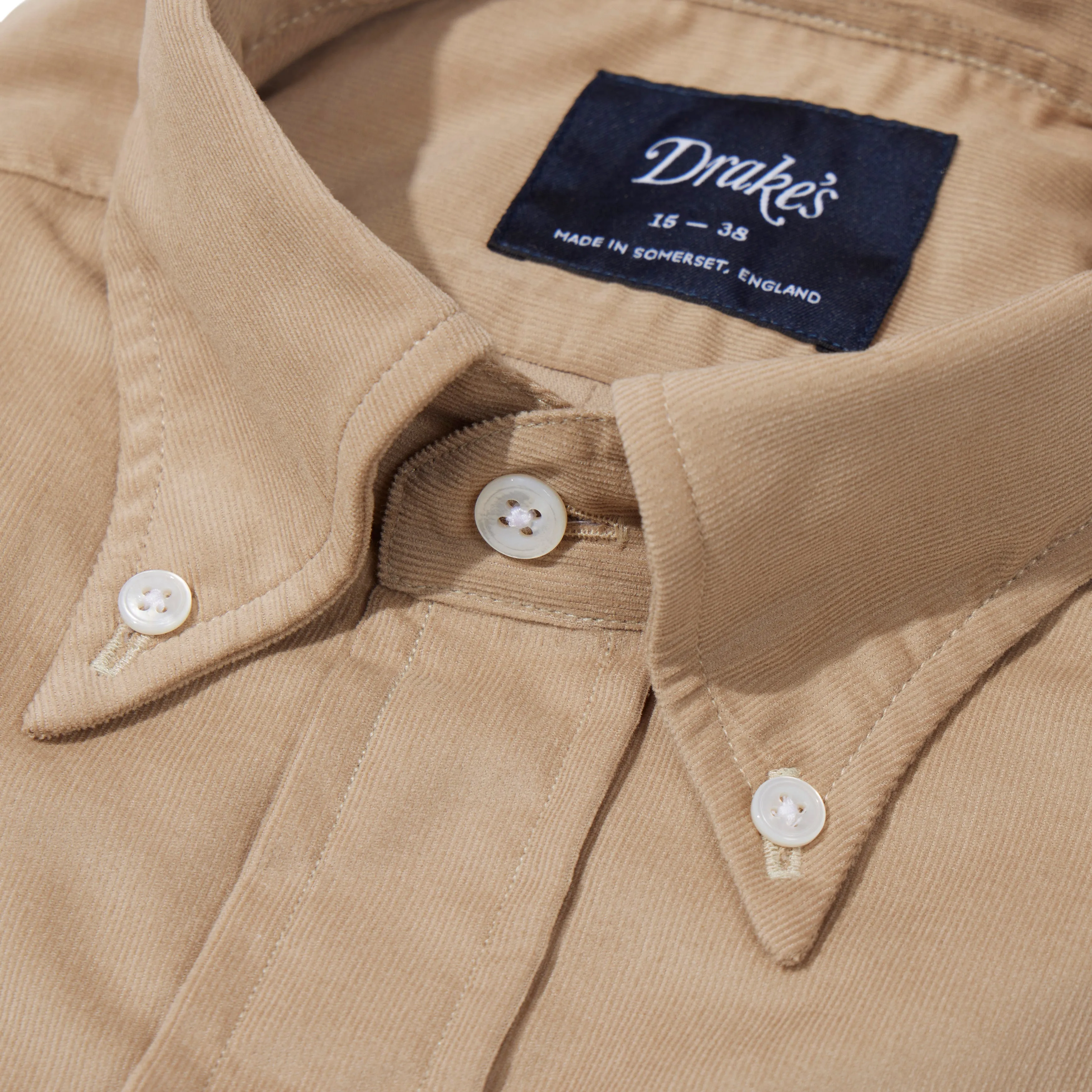 Cotton Corduroy Button-down Shirt