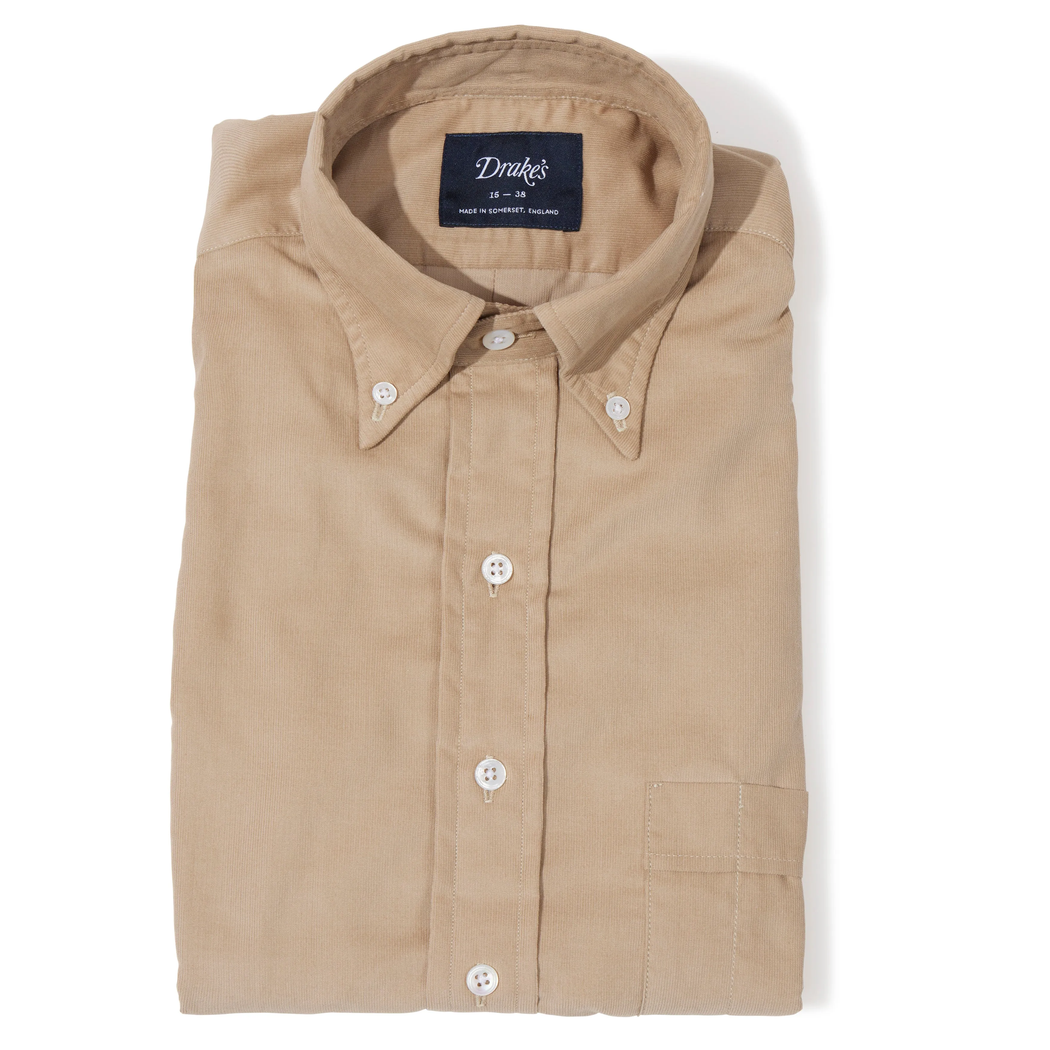 Cotton Corduroy Button-down Shirt