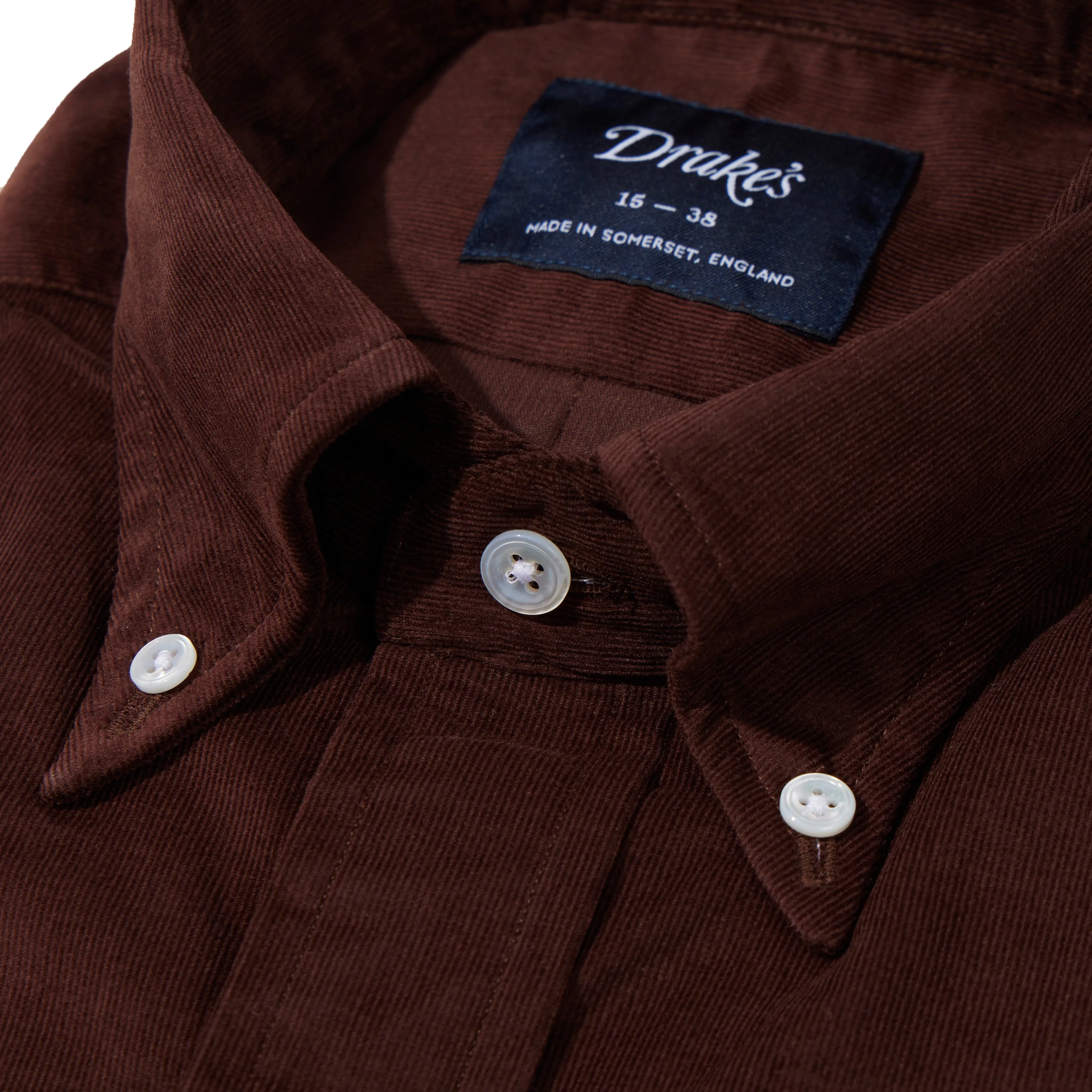 Cotton Corduroy Button-down Shirt