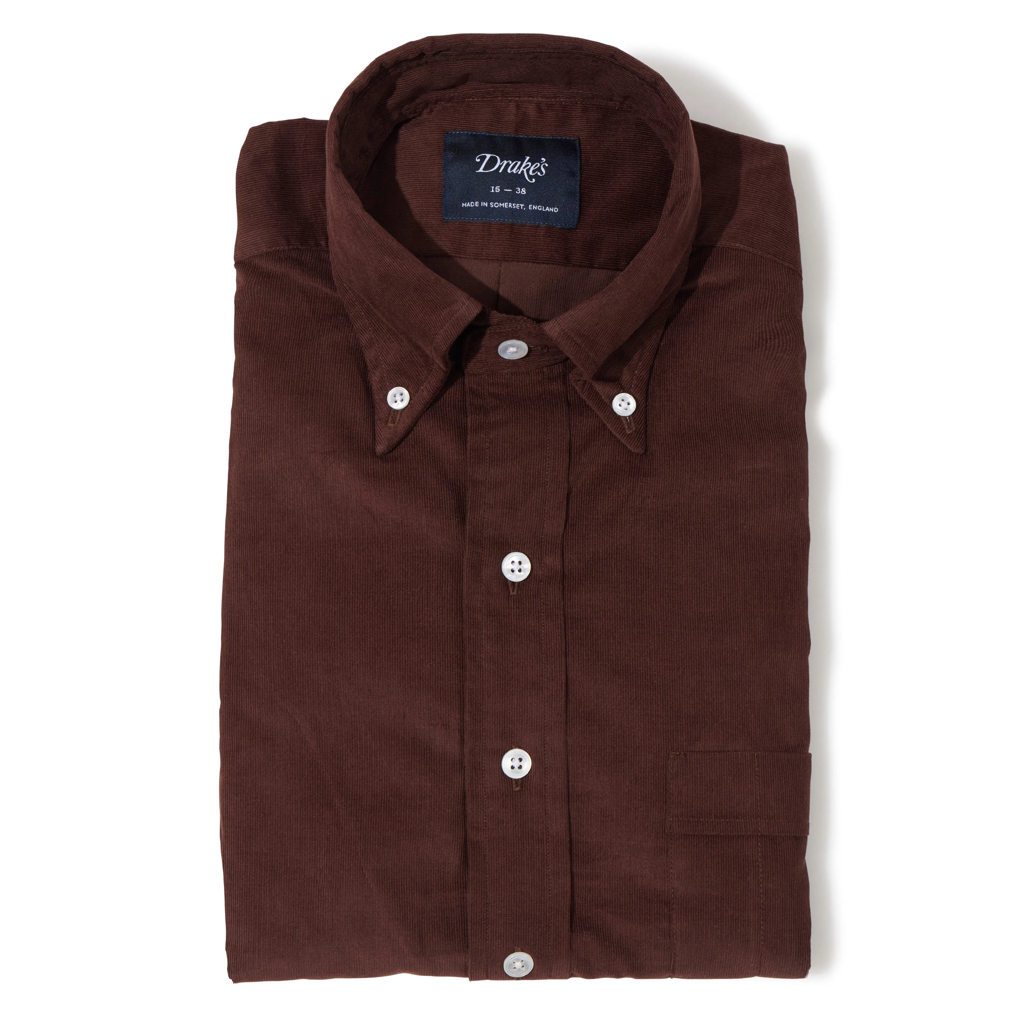 Cotton Corduroy Button-down Shirt