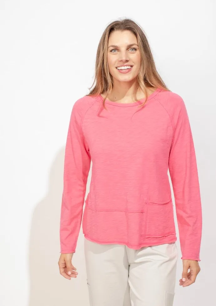 Cotton Slub Pocket Pullover