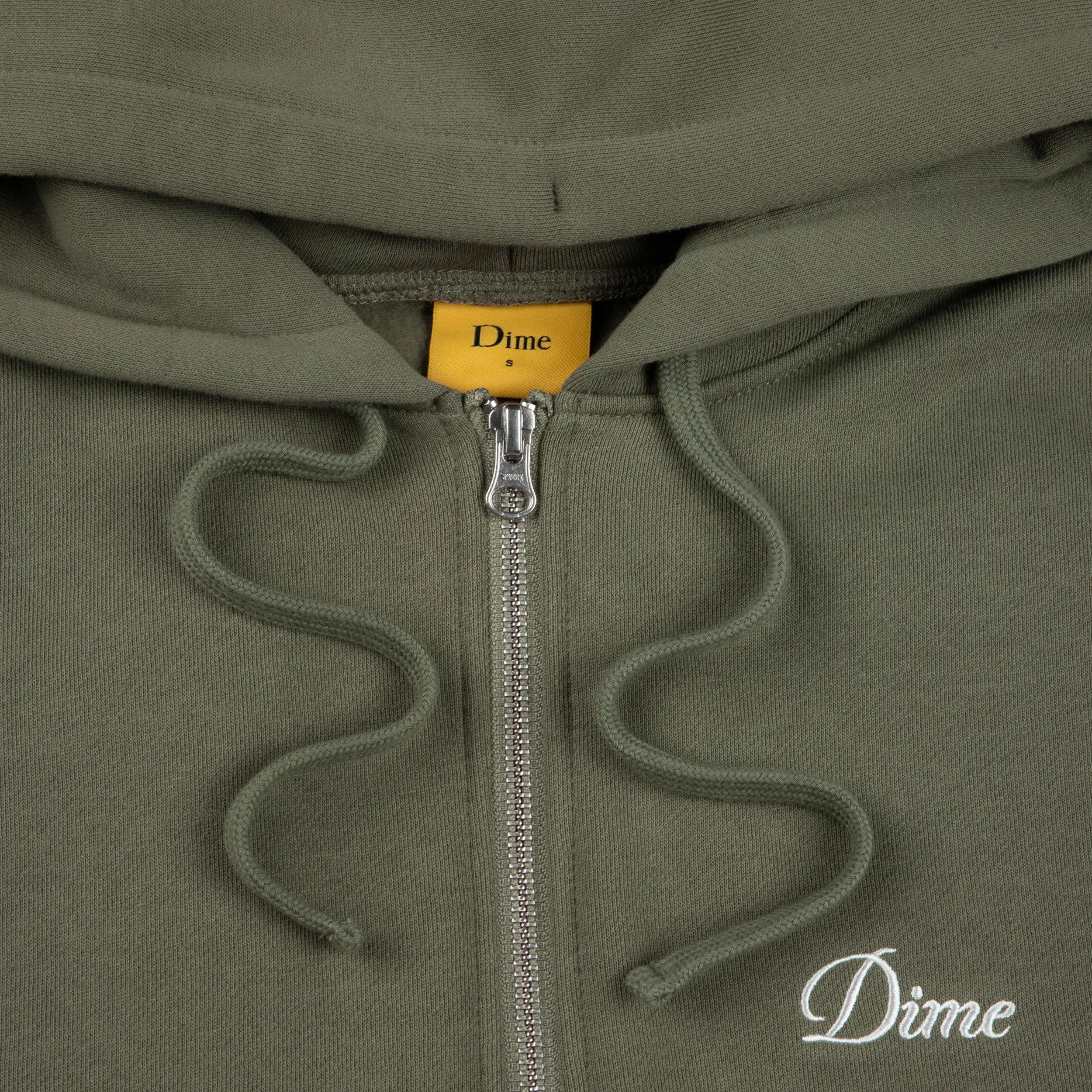 Cursive Zip Hoodie