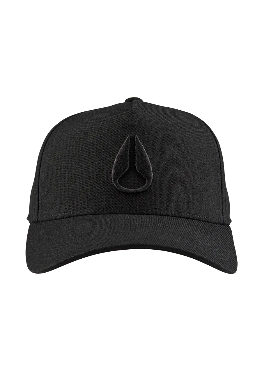 Deep Down Athletic Snapback - All Black / Black