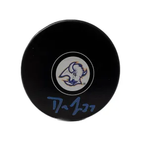 Devon Levi Signed Buffalo Sabres Reverse Retro Autograph Puck