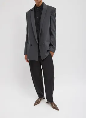 Fluid Suiting Double Breasted Blazer