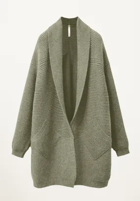 Gio Coat Cardigan in Sage