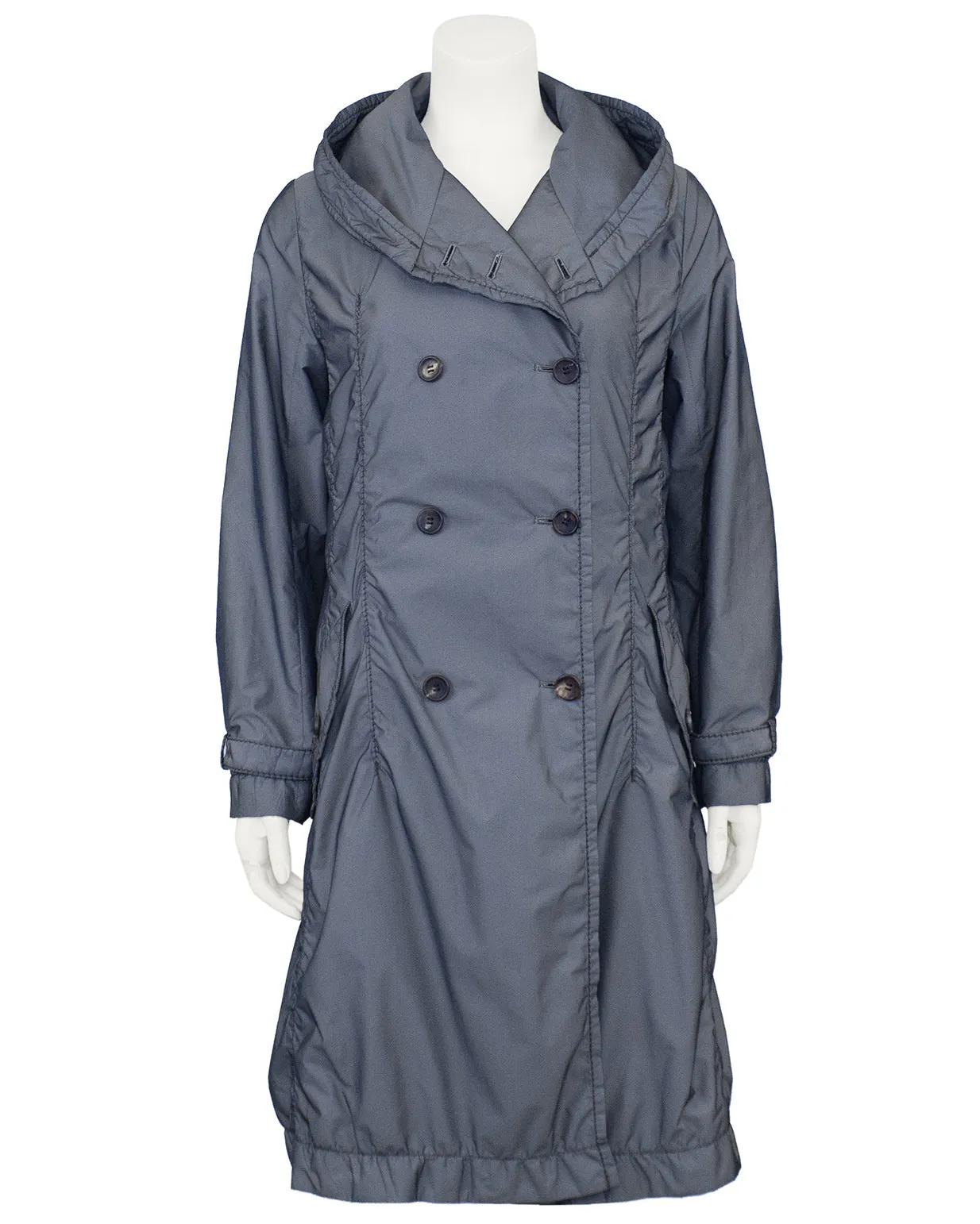 Grey Parachute Style Trench