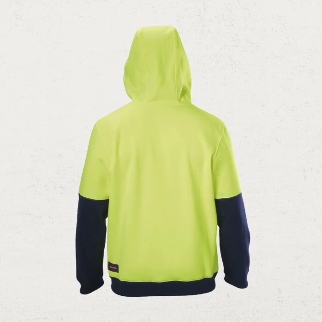 Hi Vis Brushed Fleece Pullover Hoodie