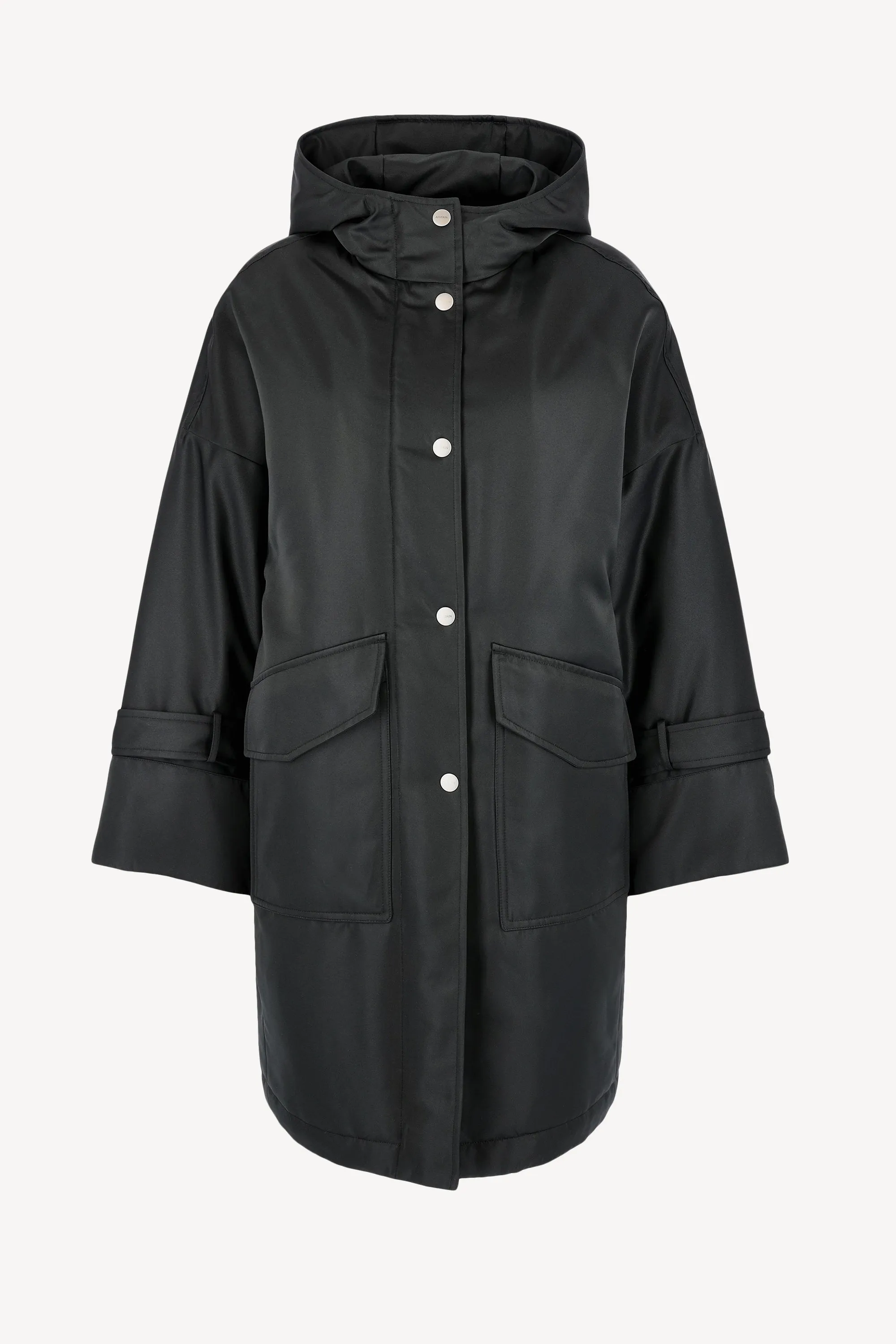 Jacke Parka Techno in Schwarz