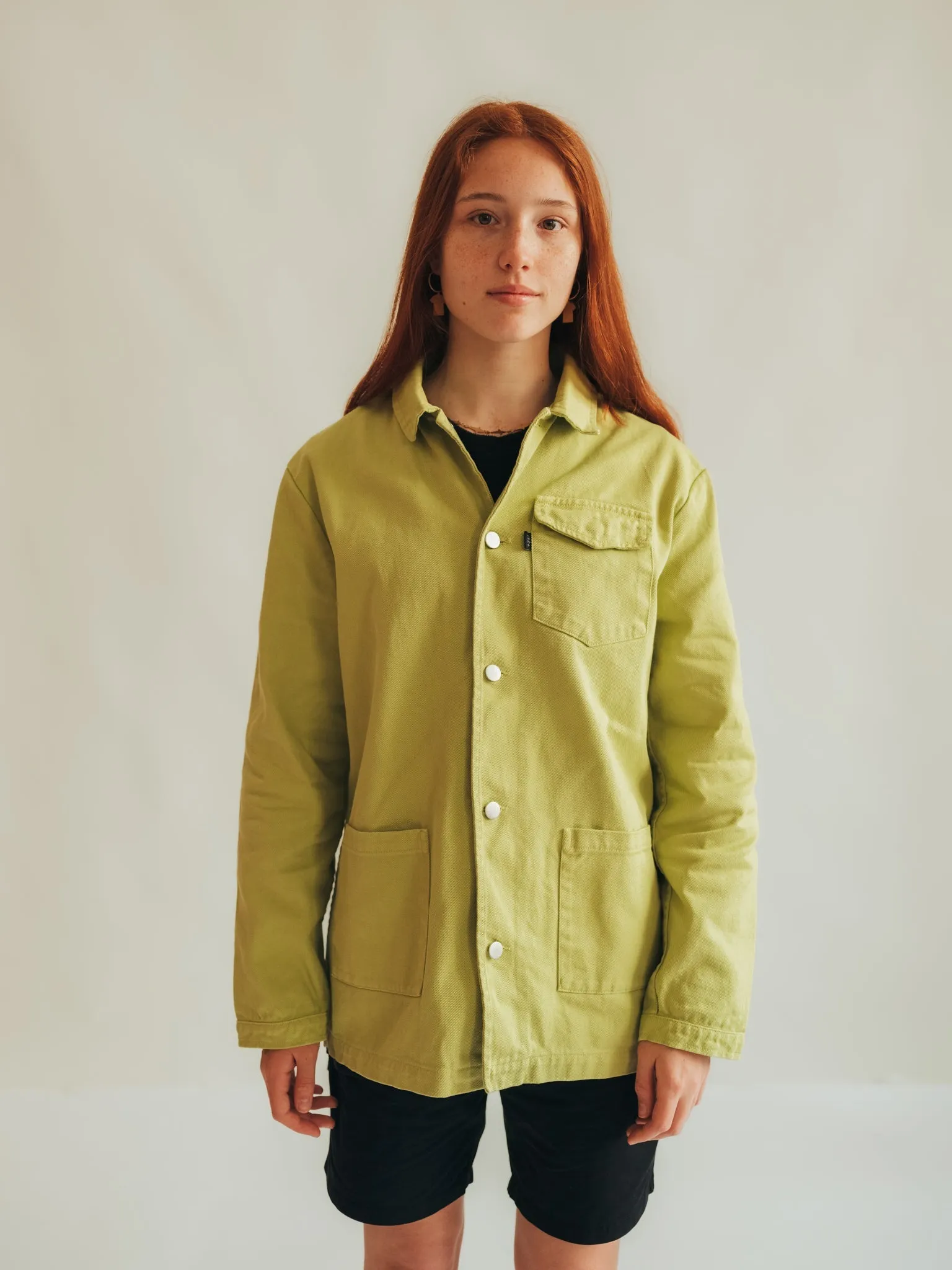 JACKET CANVAS EARTH GREEN